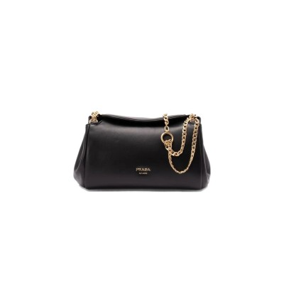 PRADA TUMULTE SMALL LEATHER SHOULDER BAG 1BD395 (24*13*13cm) 